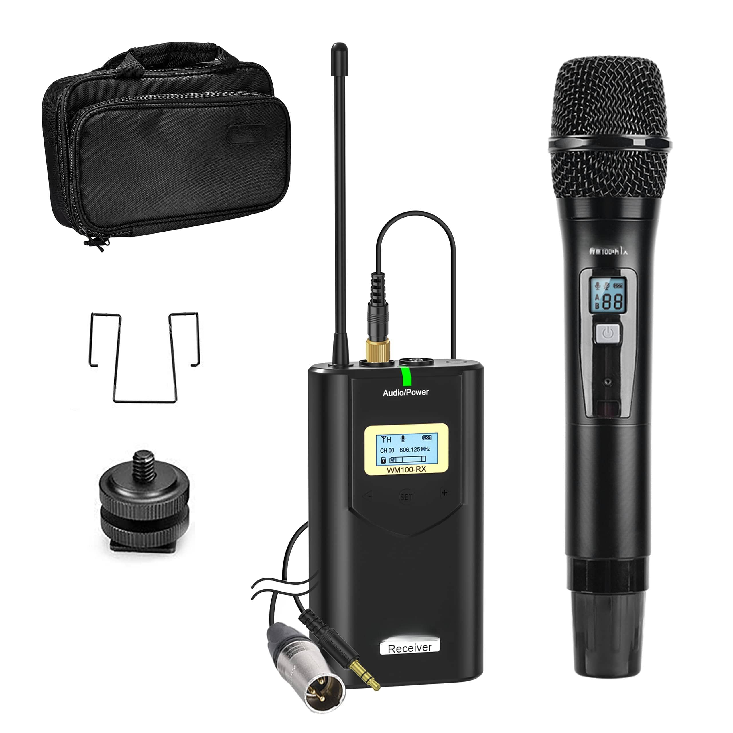 Earthley Blooms - Cvm H Uhf 48 Professional Wireless Handheld Microphone System For Fuji Dslr Camera Xlr Camcorder Smartphone - Default