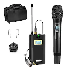 HM 1810 - Cvm wm100 H Uhf Professional Wireless Handheld Microphone System For Fuji Dslr Camera Xlr Camcorder Smartph - Default