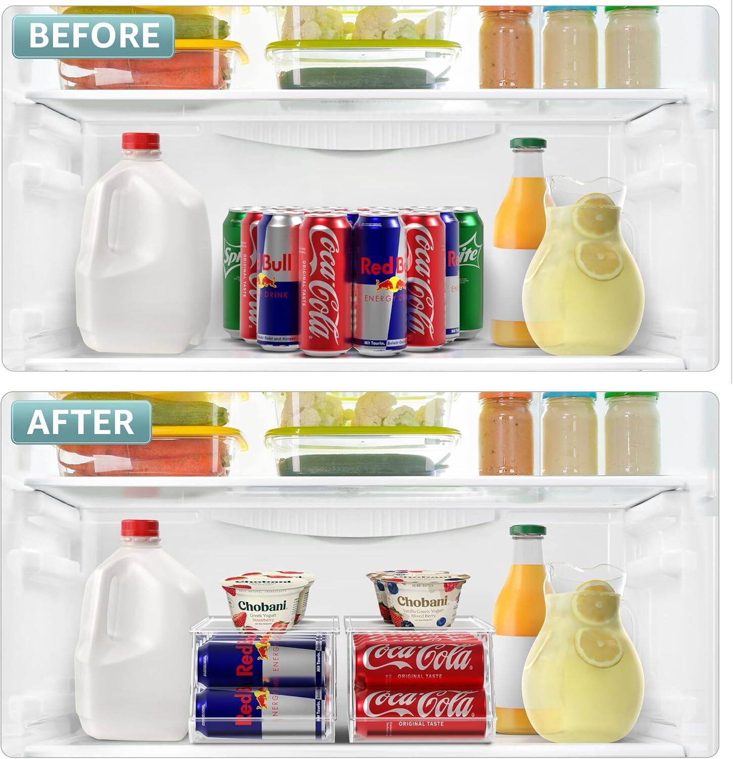 BEFORE  
Coca-Cola  
Red Bull  
Coca-Cola  
Rite  
Coca-Cola  
Chobani  
Chobani  

AFTER  
Coca-Cola  
Red Bull  
Coca-Cola  
Chobani  
Chobani