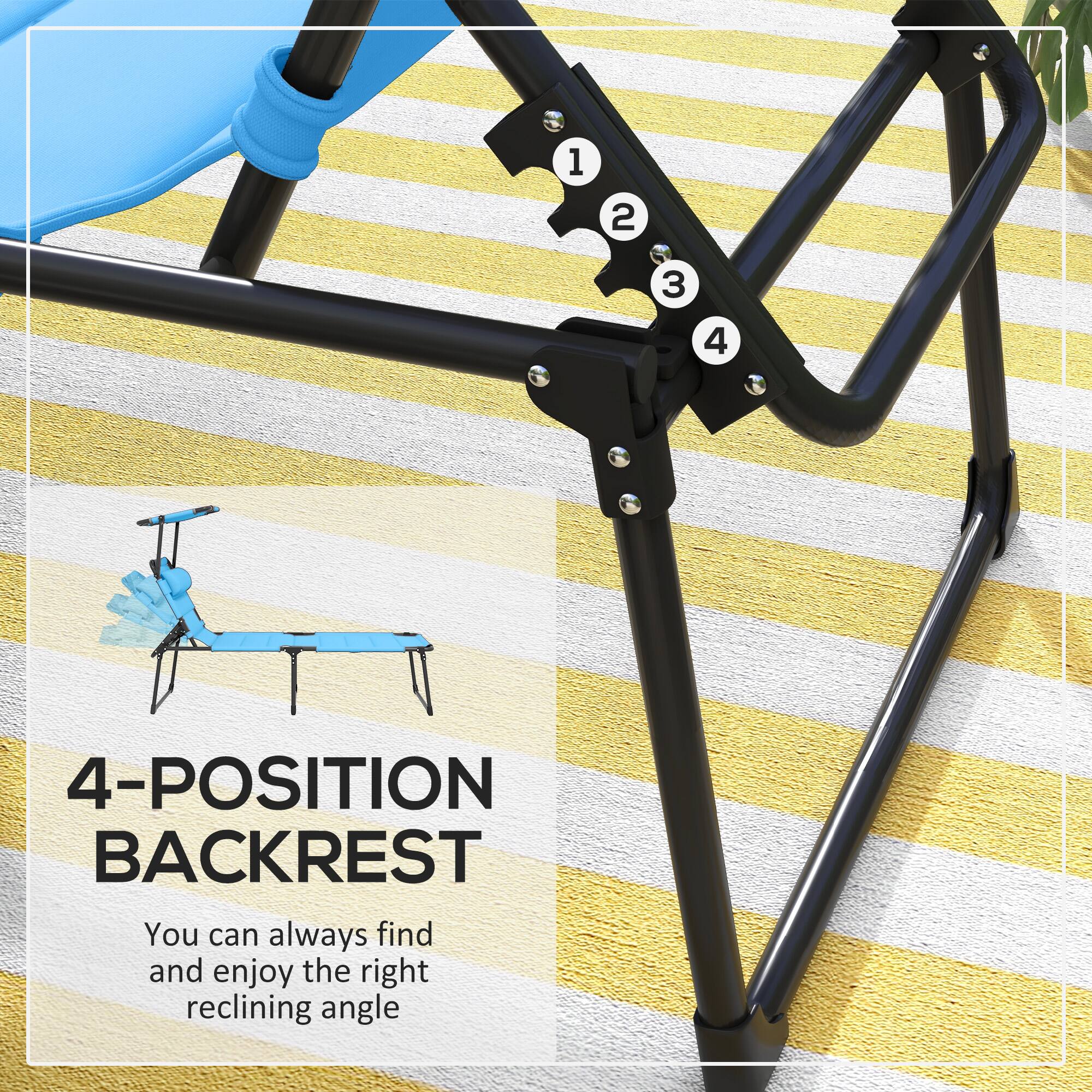 4-POSITION BACKREST
You can always find and enjoy the right reclining angle