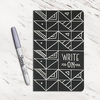 Sharpie Silver  
WRITE ON <<<