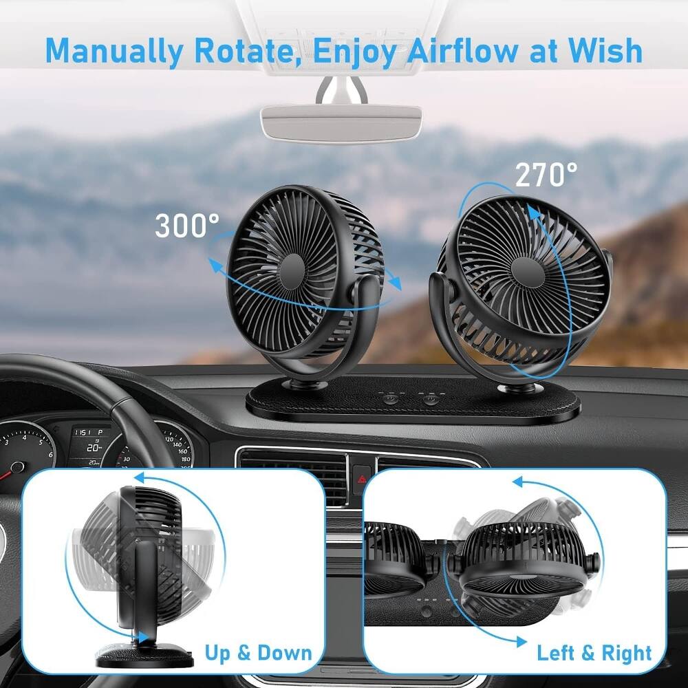 Manually Rotate, Enjoy Airflow at Wish

270° 300°

J 4 5 d 1

20-2d

A LAO No 1O

Up & Down Left & Right