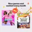 New games and content every month. New Barbie Dance Party 2024 by Mattel. New bowling alleys and collectibles! Bowling B Strike!
