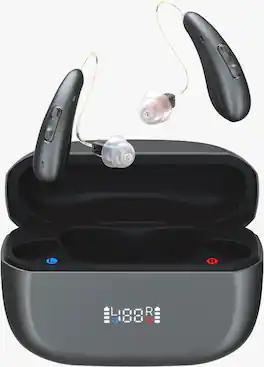 Eara - Ascend Bluetooth RIC Self-Fitting OTC Hearing Aids - Graphite