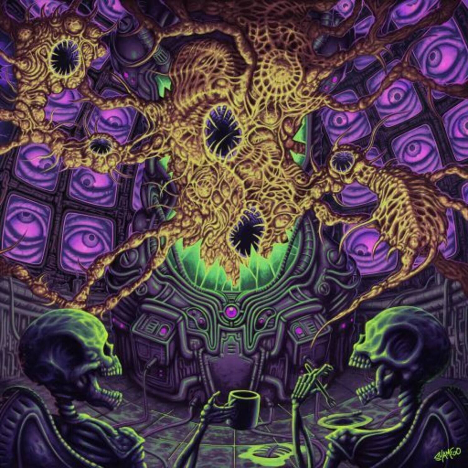 Front. Thank You Scientist - Plague Accommodations (Radioactive Green Splatter Vinyl)   - VINYL LP.