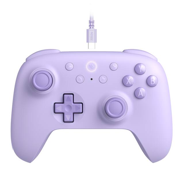 8BitDo - Ultimate 2C Wired Controller for Android and Windows with Hall Effect Joysticks - Purple