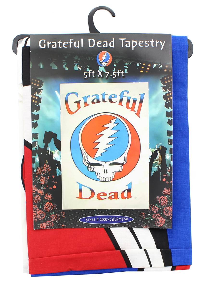 "Just Funky - Grateful Dead Steal Your Face Logo 60""x90"" Tapestry - White" price history on PriceWatchPro