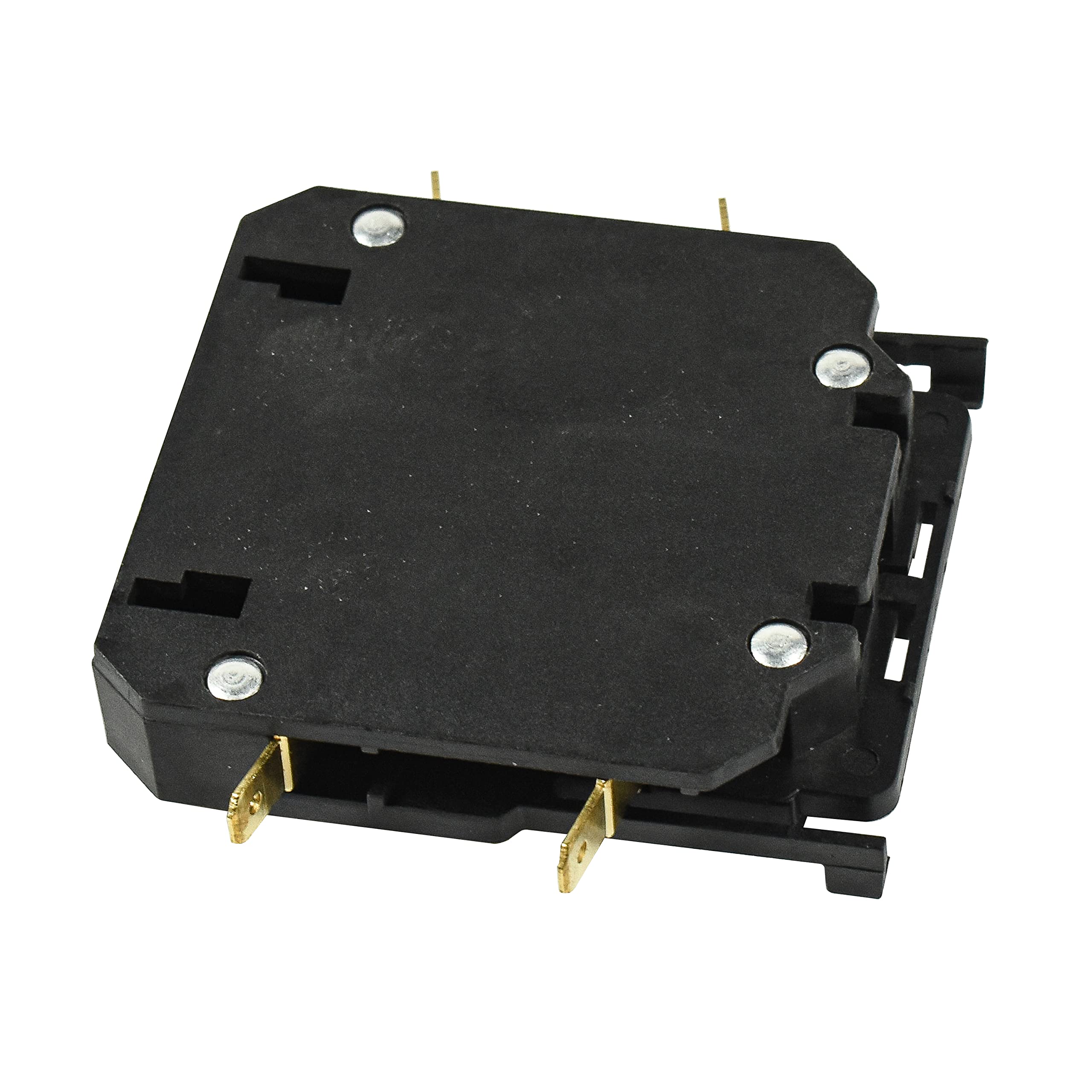 Alt View 2. HQRP - Auxiliary Switch 10 A 600 VAC SPDT 1NC-1NO 1/4 Quick Connect for SA1Z600VQ Contactor - Black.