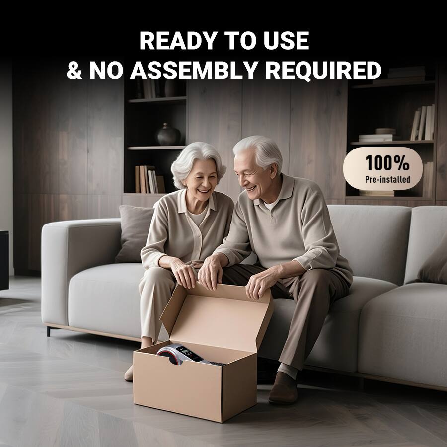 READY TO USE & NO ASSEMBLY REQUIRED  
100% Pre-installed