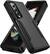 Front. Entronix - Entronix Galaxy Z Fold 6 Case - Dual-Layer Soft-Touch Protection - Black.