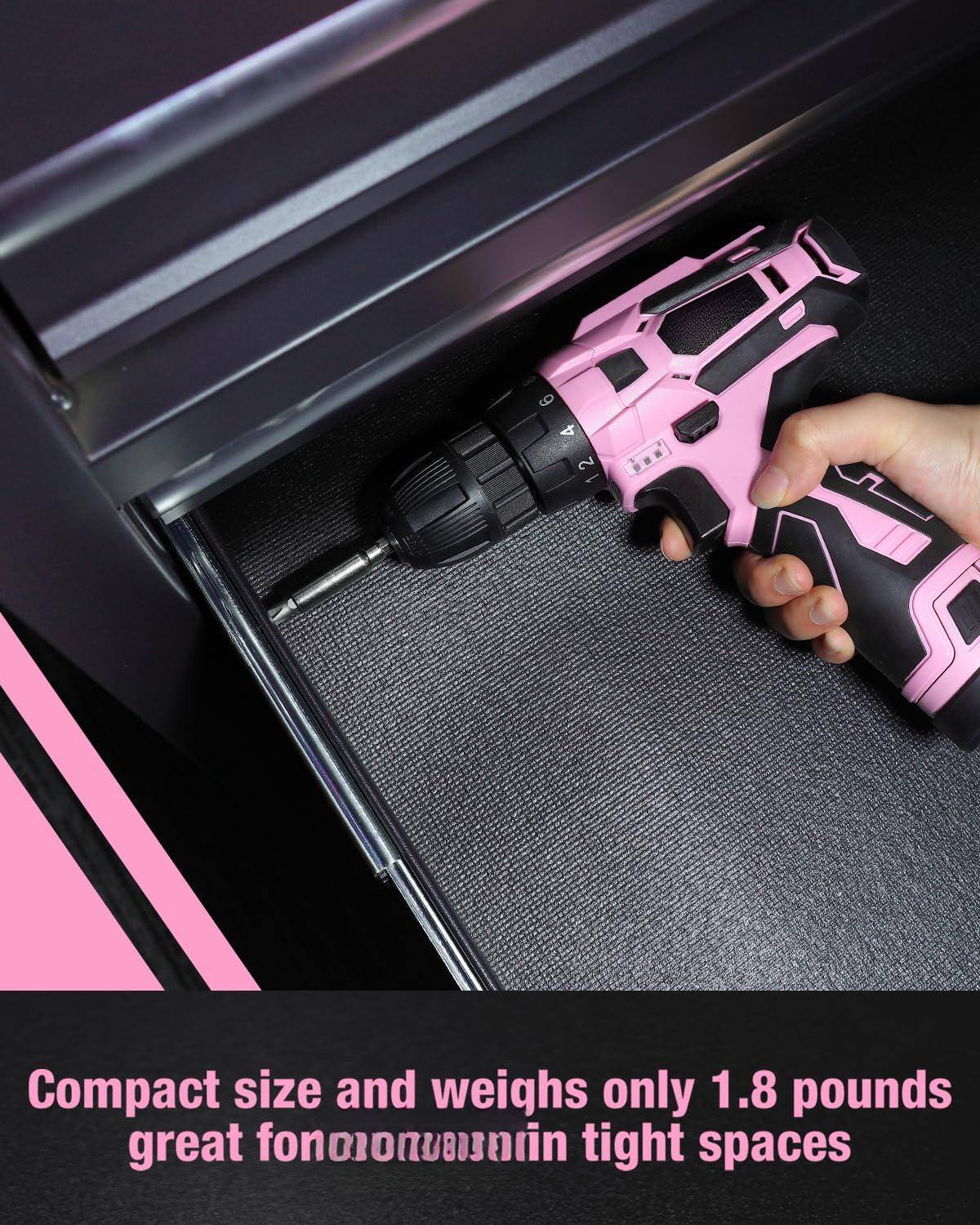 Compact size and weighs only 1.8 pounds, great for working in tight spaces.