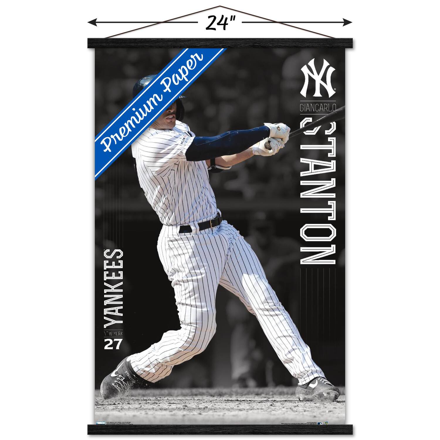 24" Paper Premium YANKEES 1 MEEK 27 NY GIANCARLO STANTON