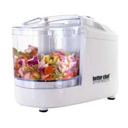 Better Chef - 12 Ounce Compact Chopper - White