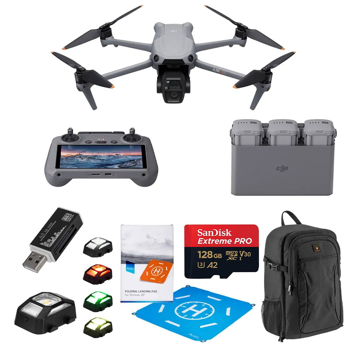 AIR ci 1005C All E Aries H SanDisk Extreme PRO 128 GB V30 XC I A2 FOLDING LANDING PAD For Drones 2 - A H Ares