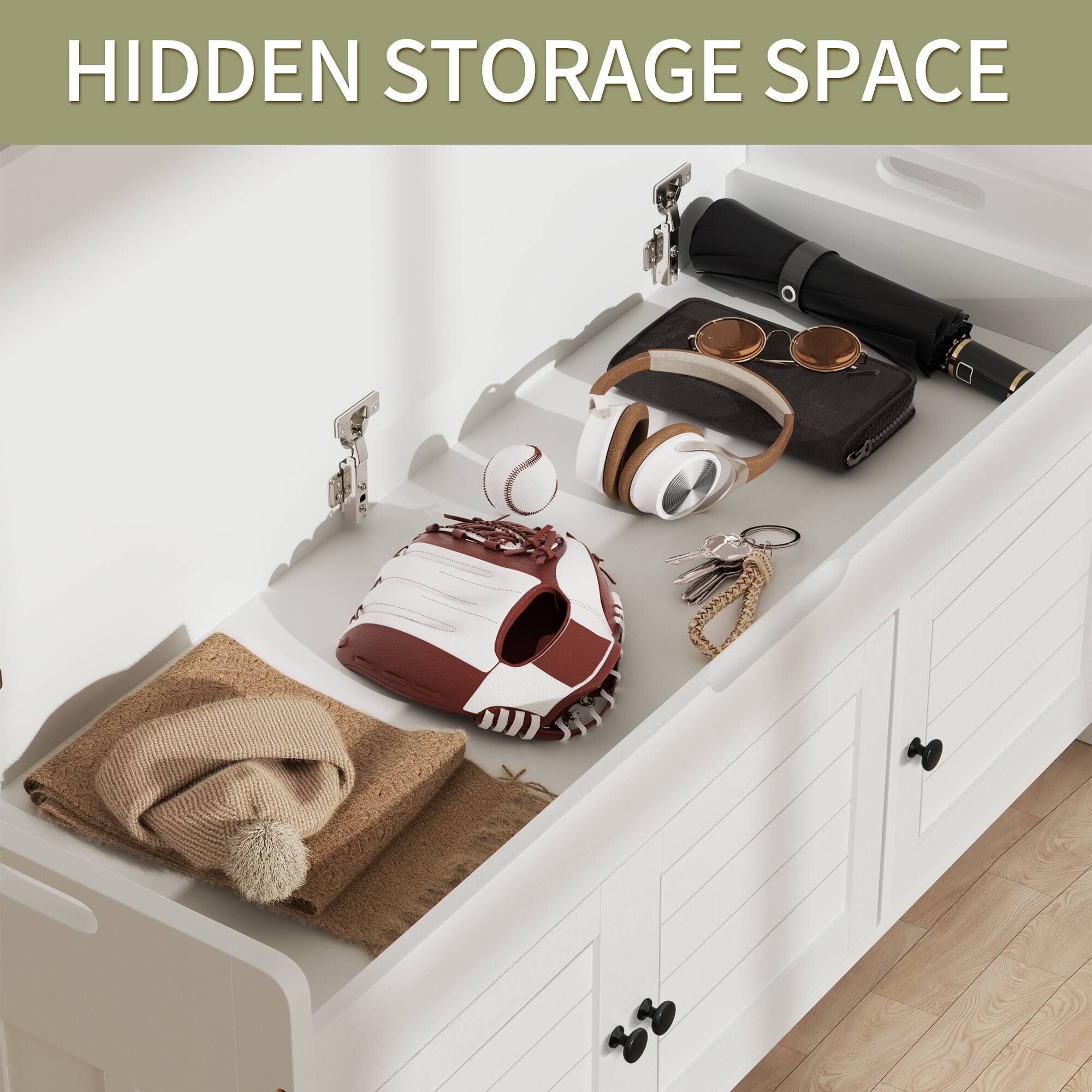 HIDDEN STORAGE SPACE