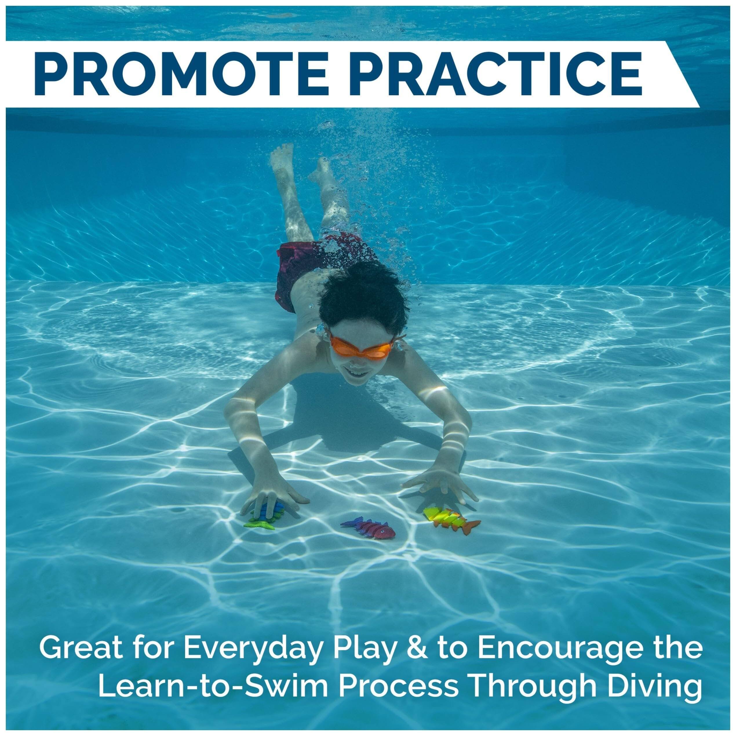PROMOTE PRACTICE

Great for Everyday Play & to Encourage the Learn-to-Swim Process Through Diving