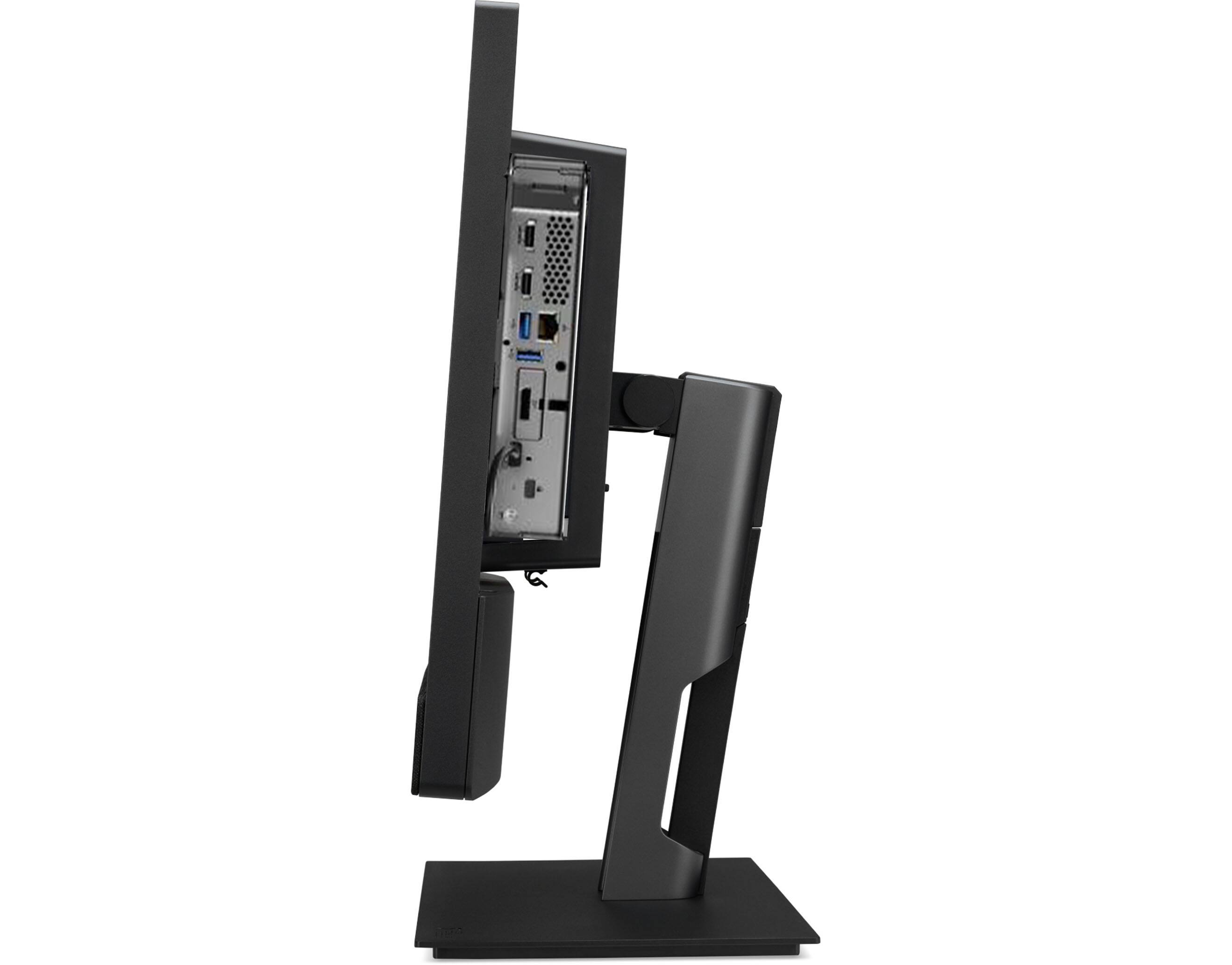 Alt View 4. Acer - Acer Chromebox CX15 Mini Desktop (Intel i3-1215U, 32GB DDR4, 1TB PCIe SSD, Chrome OS) w/Acer 23.8" FHD Monitor - Gray.