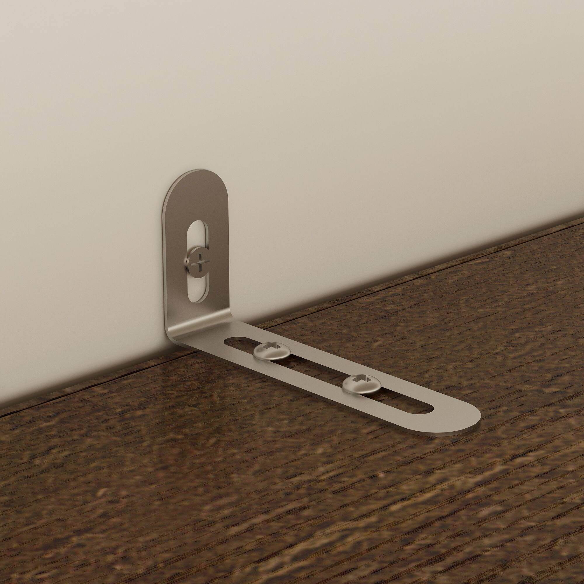 Alt View 9. FUFU&GAGA - FUFU&GAGA Wooden Shutter - Door Wardrobe: Timeless Storage for Organized Living - Brown.