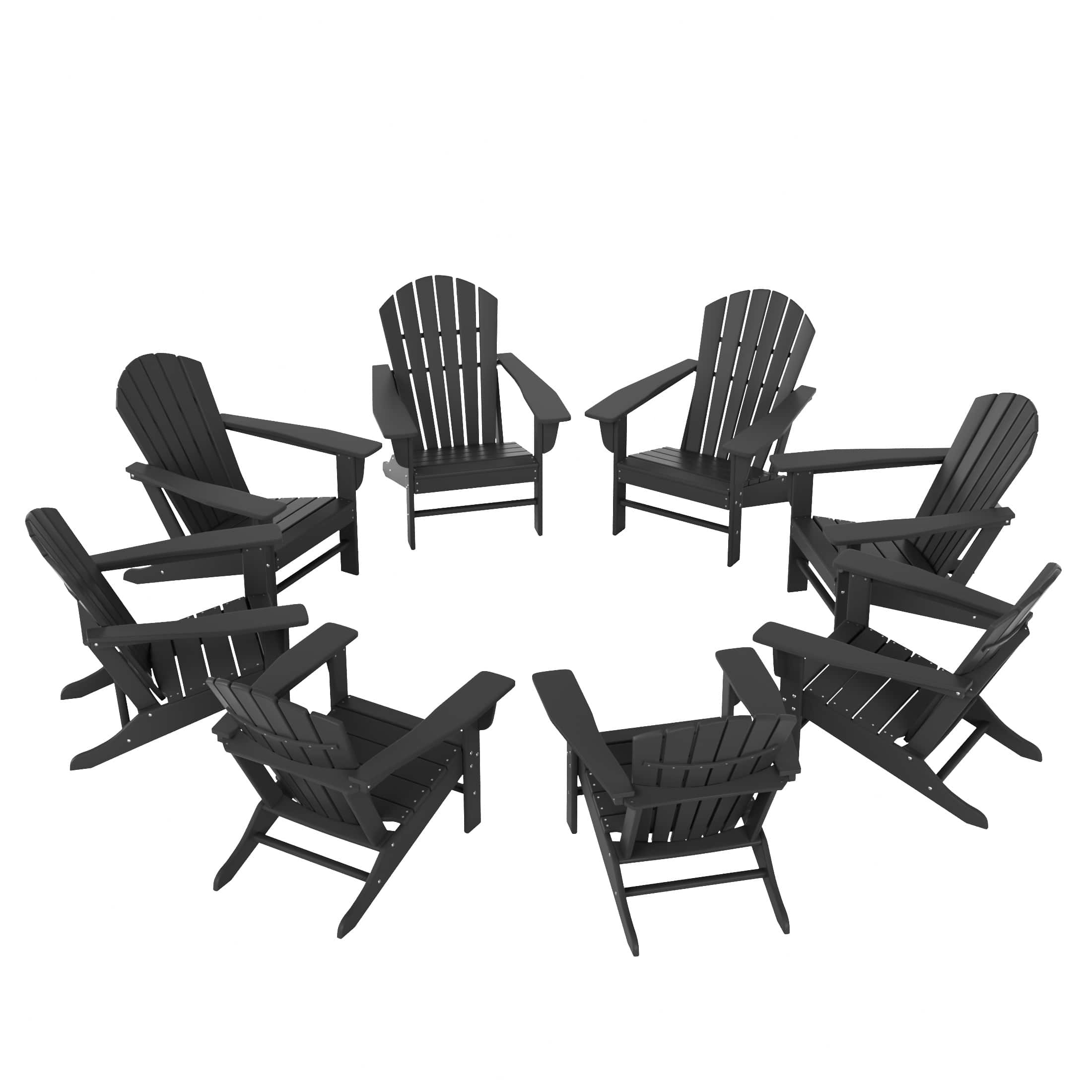 WestinTrends - Dylan Outdoor Adirondack Chair (Set of 8) - Gray price history on PriceWatchPro