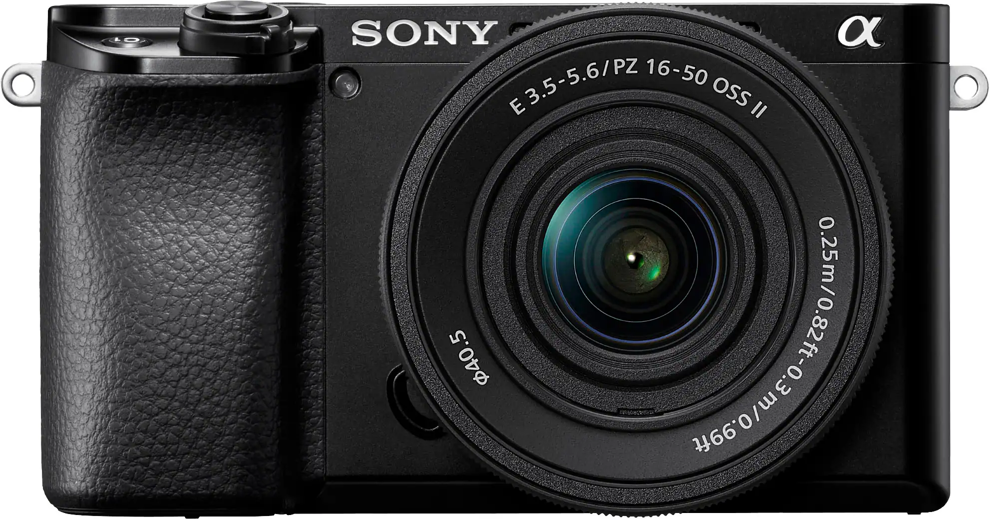 Sony - Alpha 6100 APS-C Mirrorless Camera 4K Video Camera with E PZ 16-50mm Lens - Black