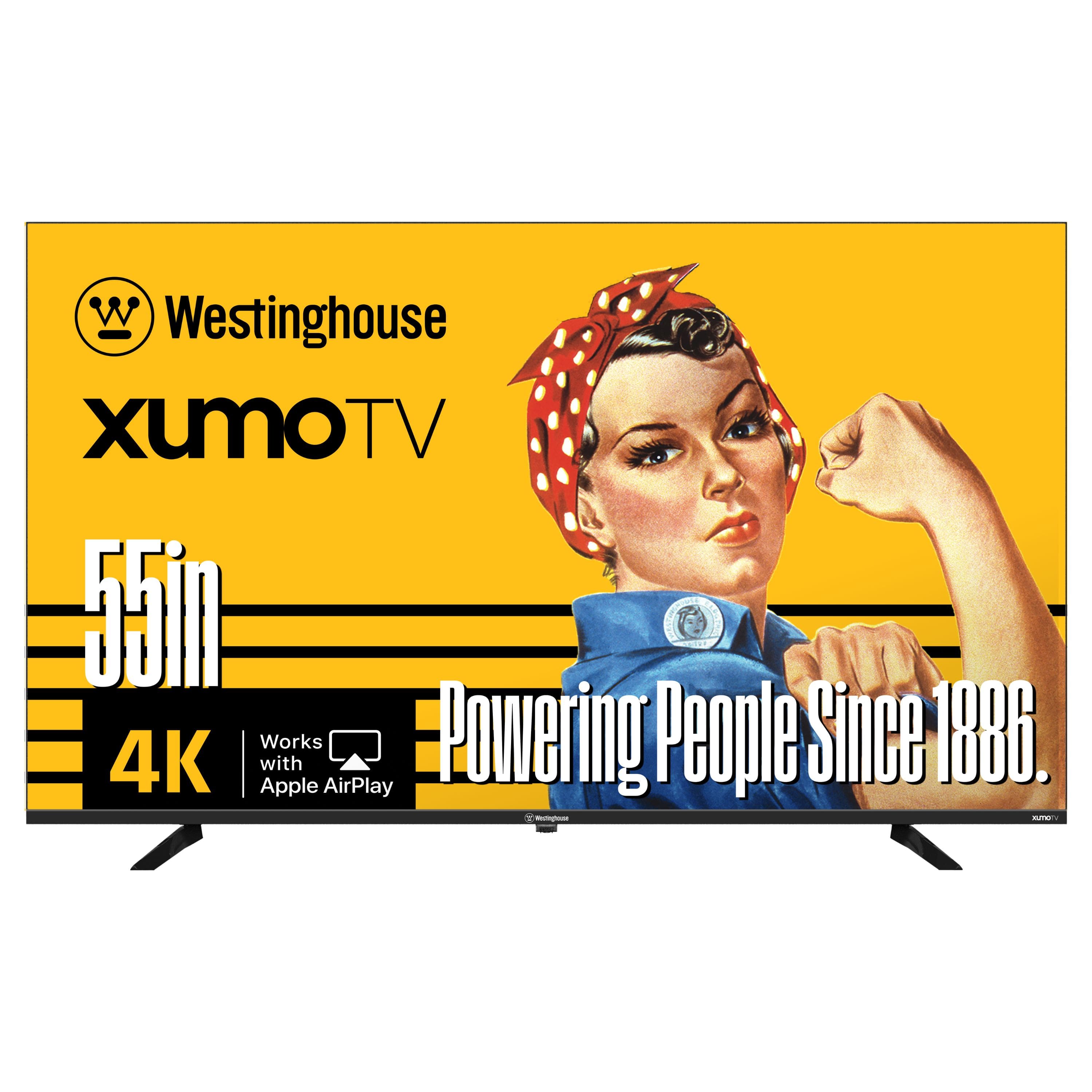Westinghouse - 55" 4K UHD Smart TV, Xumo, HDR10, Dolby Vision & Atmos, Voice Remote, Wi-Fi, Bluetooth