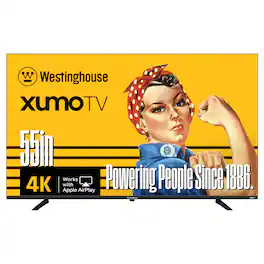 Westinghouse - 55" 4K UHD Smart TV, Xumo, HDR10, Dolby Vision & Atmos, Voice Remote, Wi-Fi, Bluetooth
