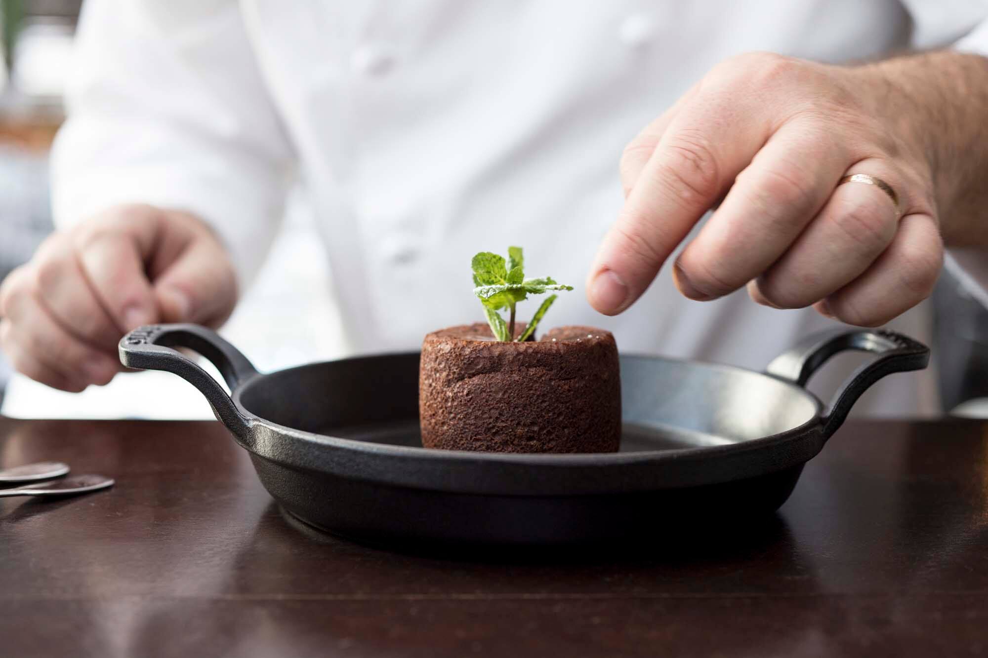 Alt View 1. Staub - Staub Cast Iron 4.5-inch Mini Round Gratin Baking Dish - Matte Black - Matte Black.