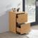 Alt View 15. OSP Home Furnishings - Alpine 2-Drawer Vertical File with Lockdowel Fastening System - Natural.