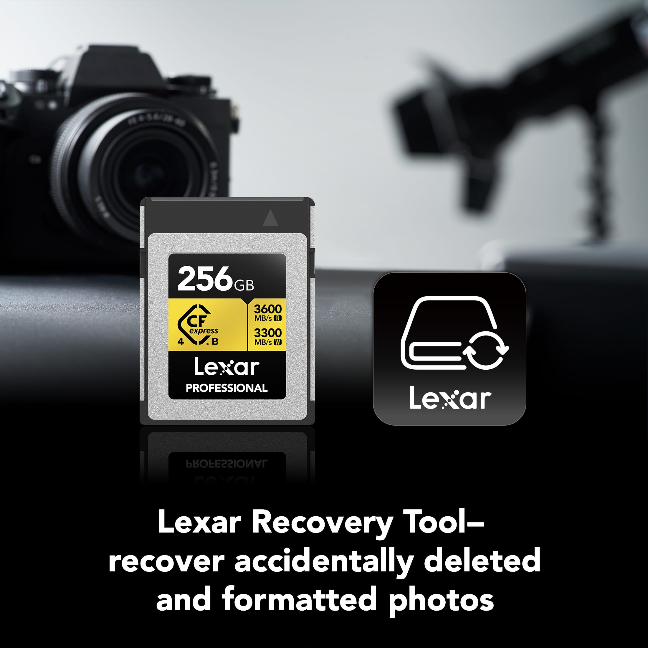 Lexar 256GB GOLD CFexpress 4.0 Type B Card Card, for Photographers