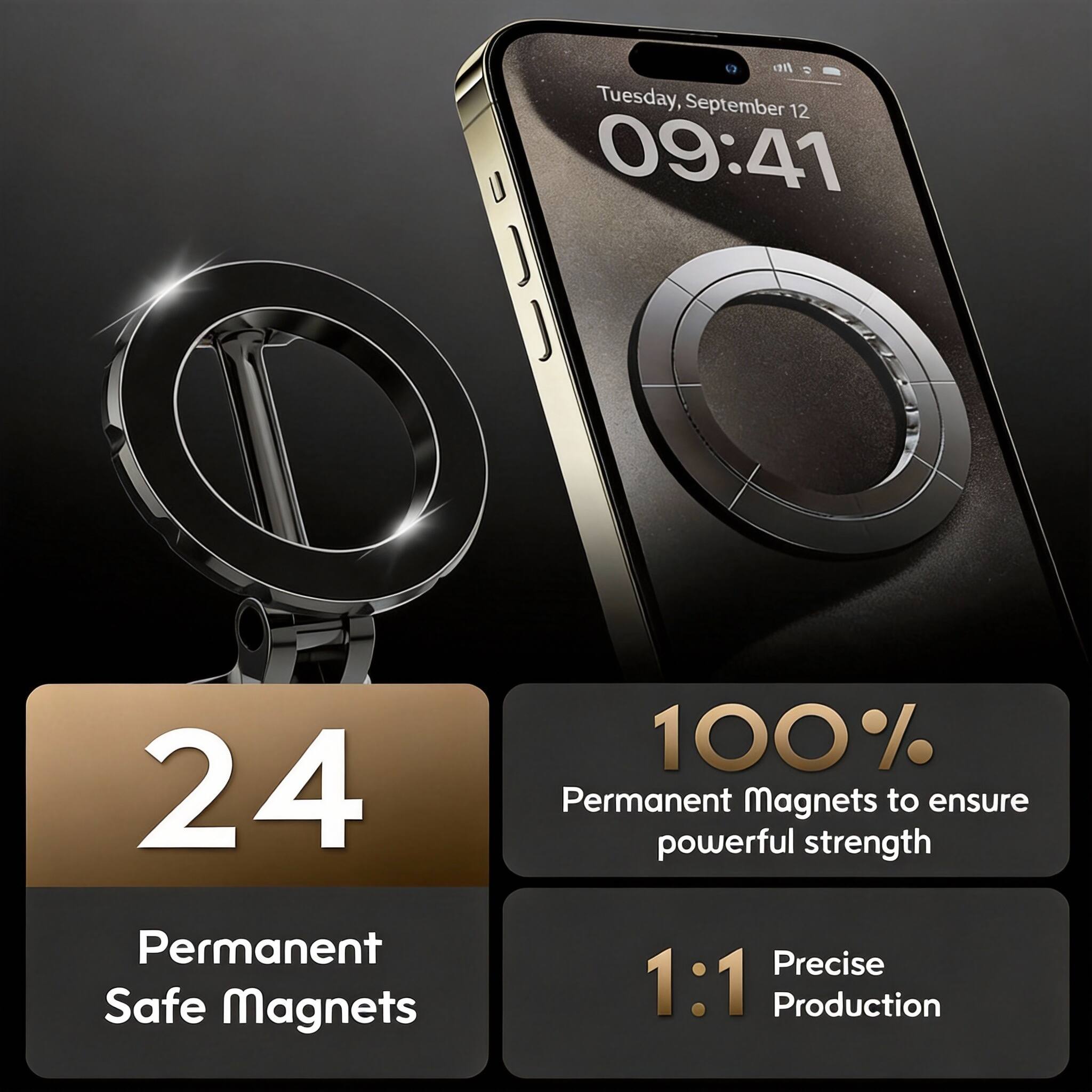 On Tuesday, September 12 at 09:41, UJJ 24 Permanent Safe Magnets. 100% Permanent Magnets to ensure powerful strength. Precise 1:1 Production.