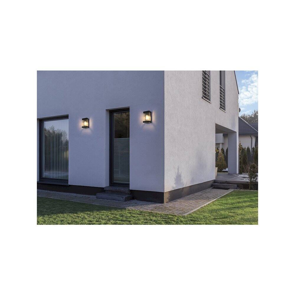 Alt View 4. Elegant Lighting - Thompson 7 inch Outdoor Pendant in Black - Black.