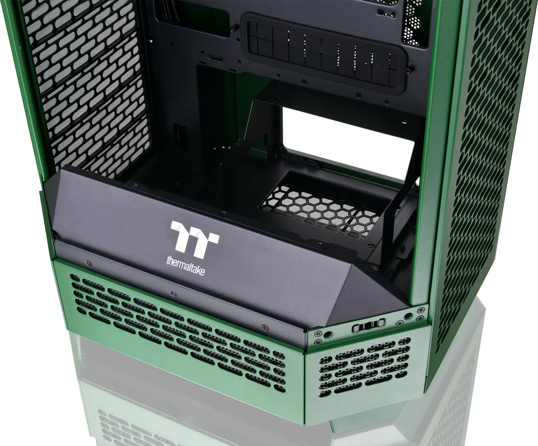 Alt View 27. Thermaltake - The Tower 300 Micro ATX PC Case - Racing Green.