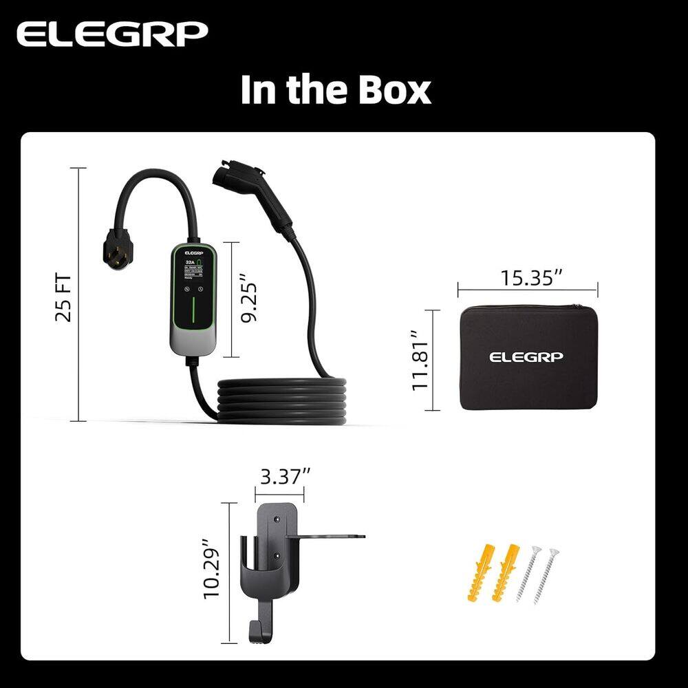 ELEGRP In the Box  
25 FT  
9.25"  
11.81"  
15.35"  
3.37"  
10.29"