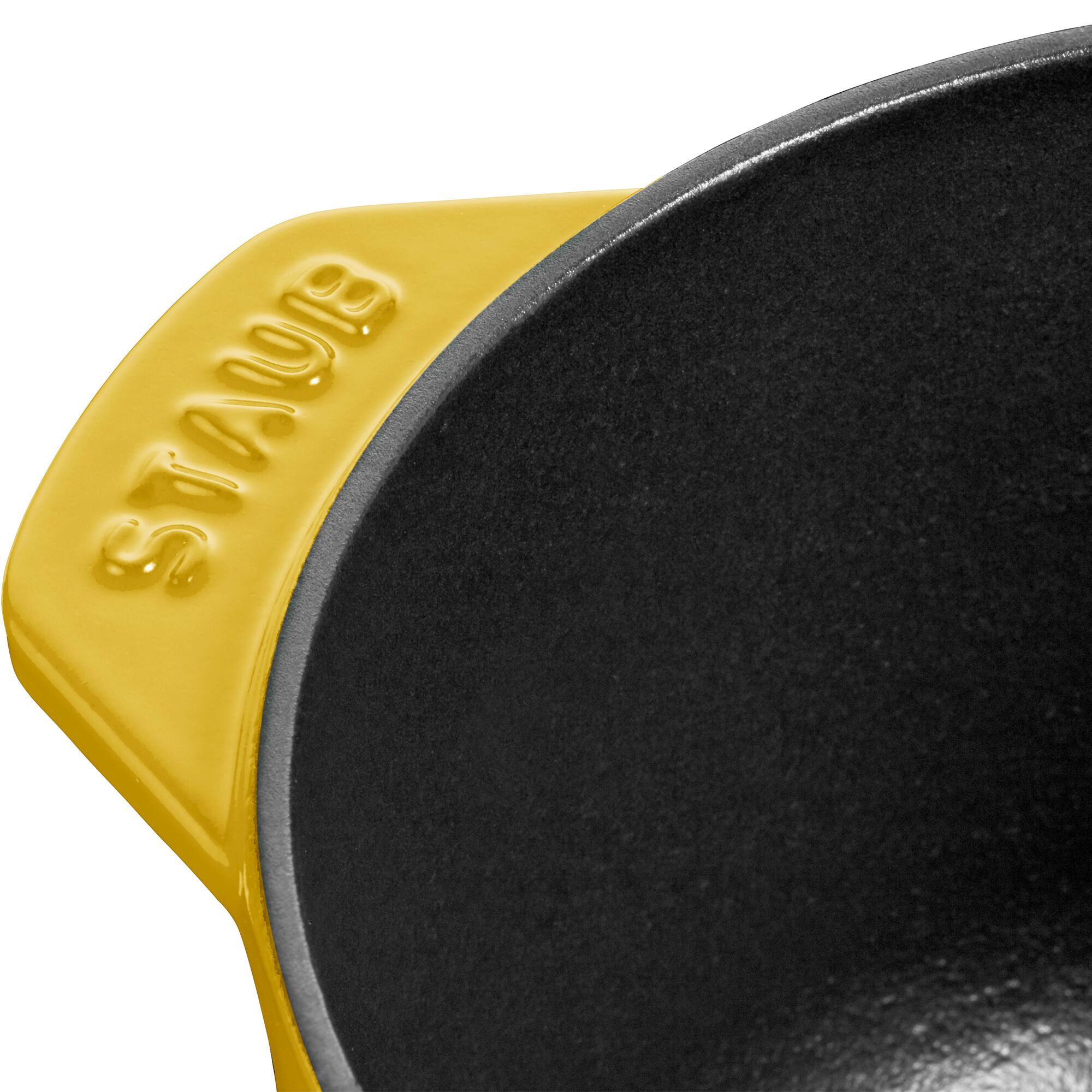 Alt View 8. Staub - STAUB Cast Iron 1.5-qt Petite French Oven - Citron - Citron.