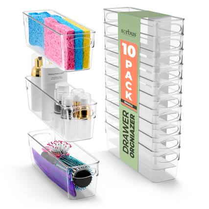 sorbus
10 PACK
SMALL DRAWER ORGANIZER
EUCALYPTUS & MINT
PARABEN FREE
ALUMINUM FREE