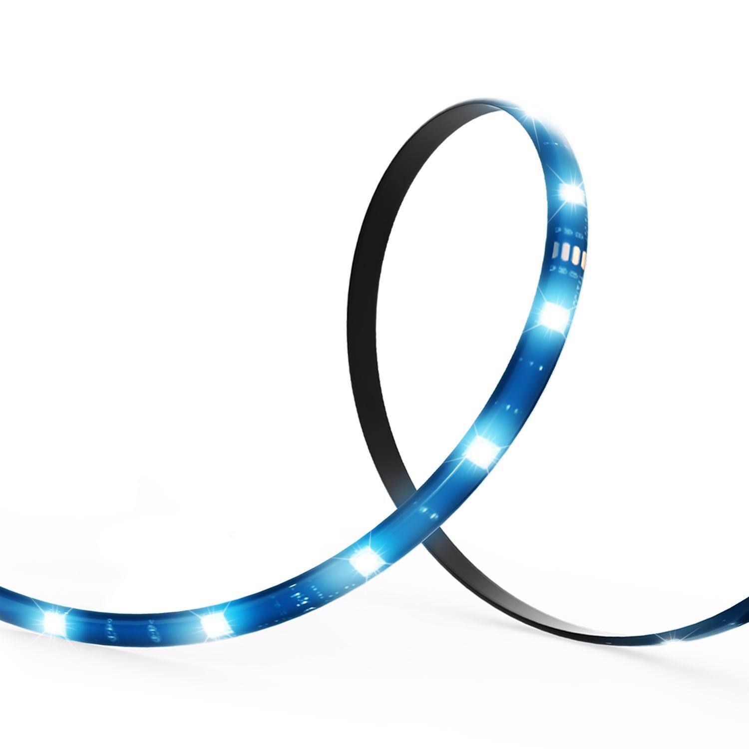 Angle. FEIT ELECTRIC - Feit 138 in. L Color Changing Plug-In LED Smart-Enabled Light Strip 1 pk.