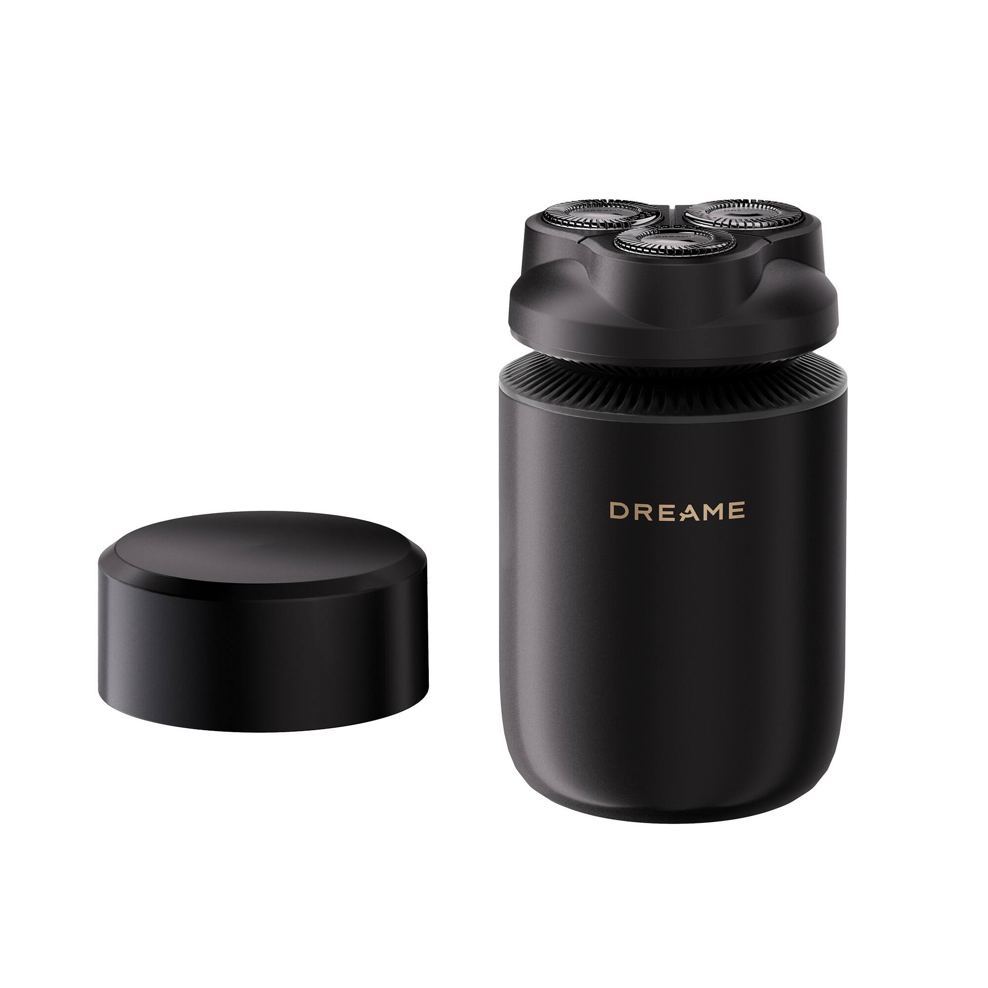 Front. Dreame - S7 Electric Shaver for Men, High-Torque Motor, AI Smart Shaving, 3D Floating Heads, Self-Sharpening Blades - BLACK.