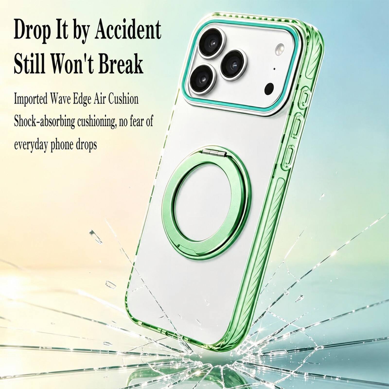 Drop It by Accident Still Won't Break

Imported Wave Edge Air Cushion
Shock-absorbing cushioning, no fear of everyday phone drops