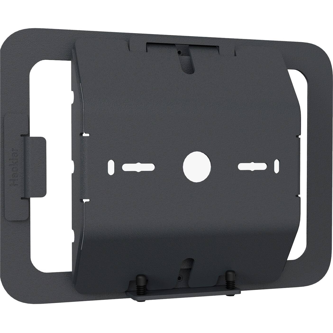 Alt View 5. Heckler Design - Heckler Design Wall Mount for iPad mini (6th Generation), Gang Box, Mounting Box, Power Adapter, Network Adapter - Black - Black Gray.