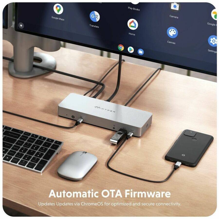 Automatic OTA Firmware  
Updates via ChromeOS for optimized and secure connectivity.