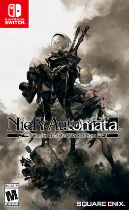 Front. Square Enix - NieR: Automata. - M (Mature 17+)
