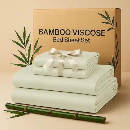 BAMBOO VISCOSE Bed Sheet Set
