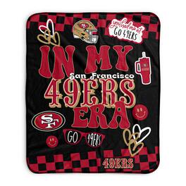 Pegasus - San Francisco 49ers 50" x 60" In My Era Fleece Blanket - Multicolor