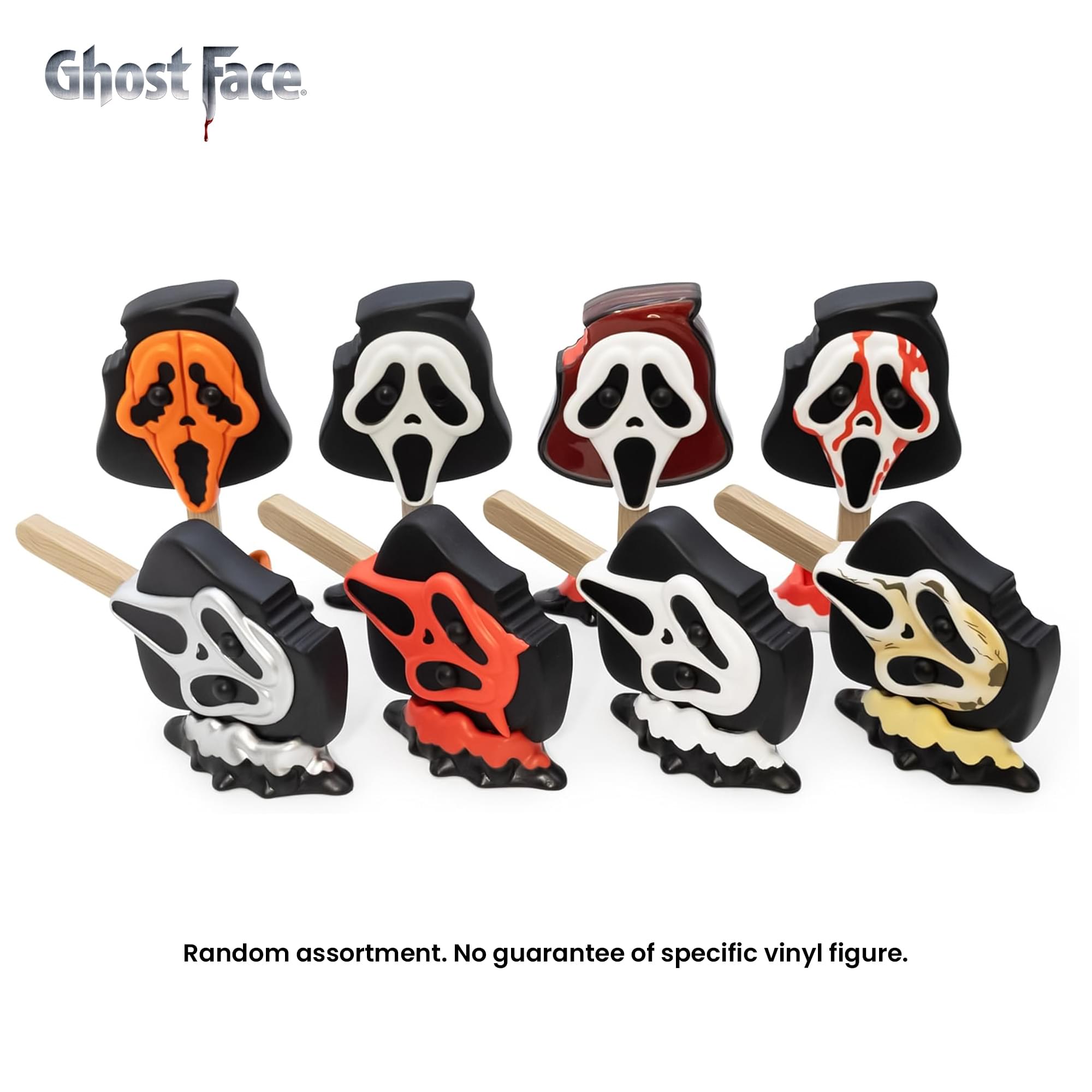 Ghost Face  
Random assortment. No guarantee of specific vinyl figure.
