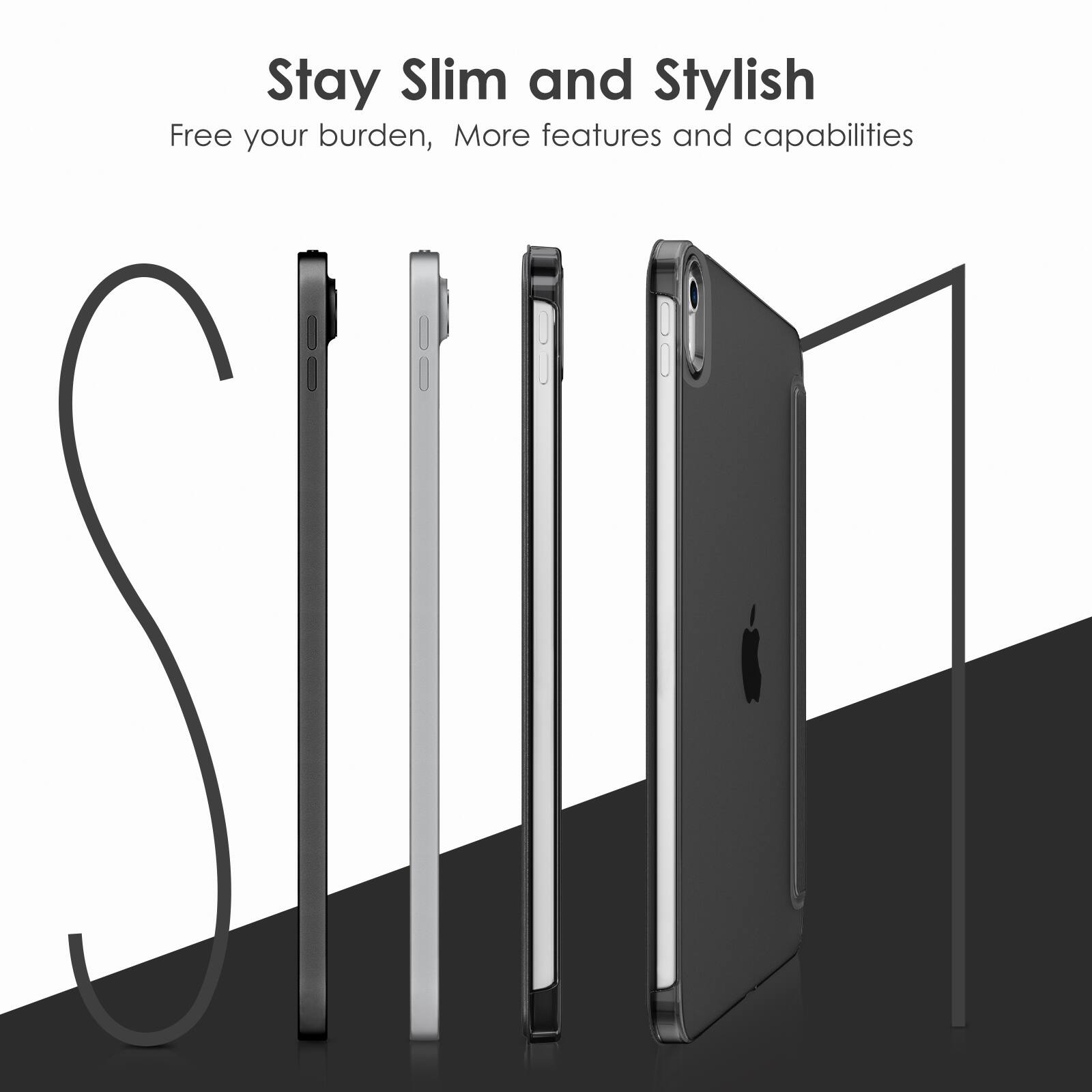 Stay Slim and Stylish  
Free your burden, More features and capabilities
