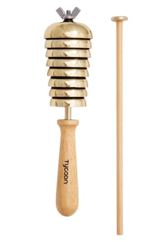 "Tycoon Percussion - Small Handheld Bell Tree, Brass Bells, Produces Glissando Effect, Includes Striker, Small 2.5"" x 10"" Size" price history on PriceWatchPro