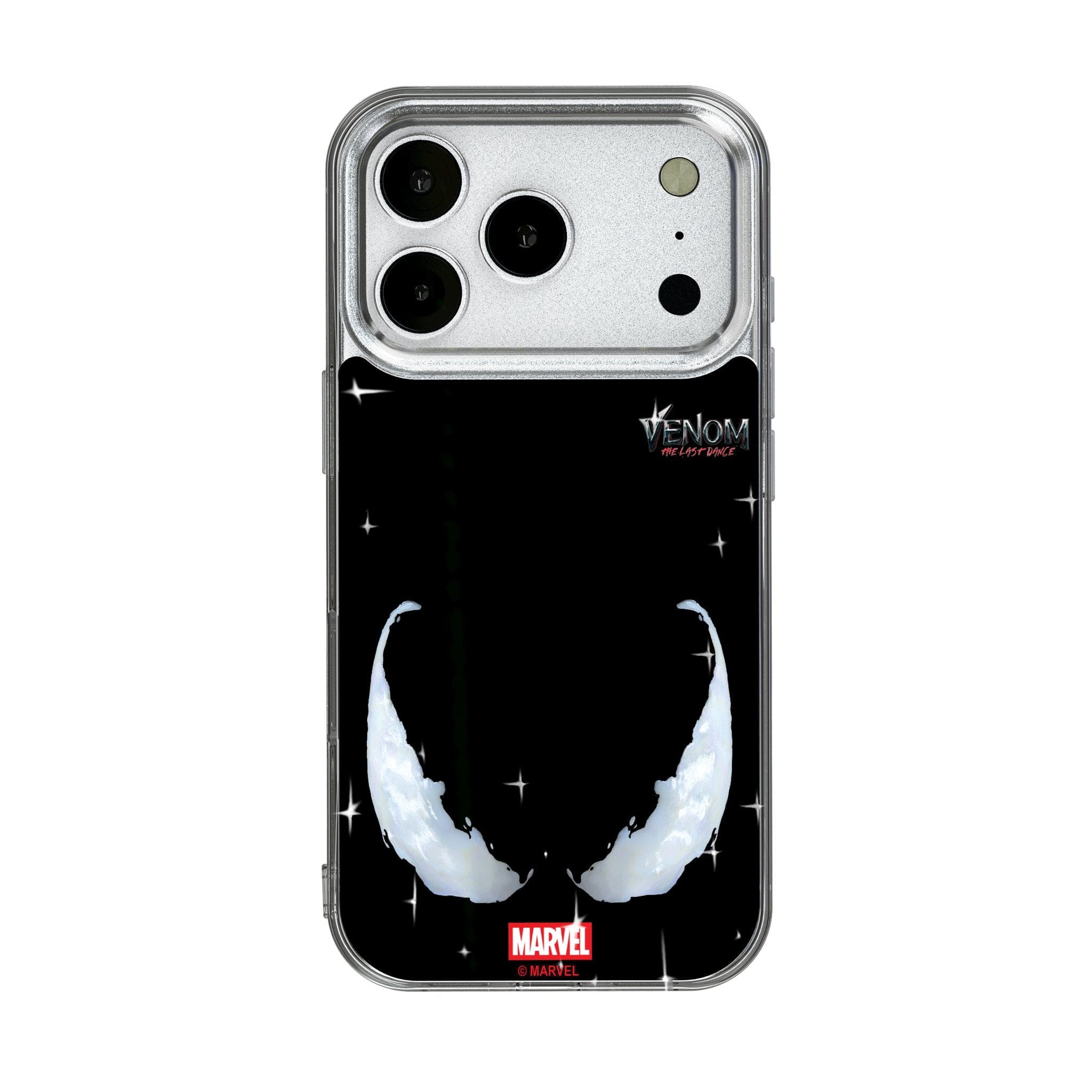 Keyscaper - Marvel Badge Glitter Phone Case - Apple iPhone 17 Pro Max - Venom 2