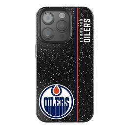 Keyscaper - NHL - Edmonton Oilers Sidebar Bling iPhone Case - 15 - Black