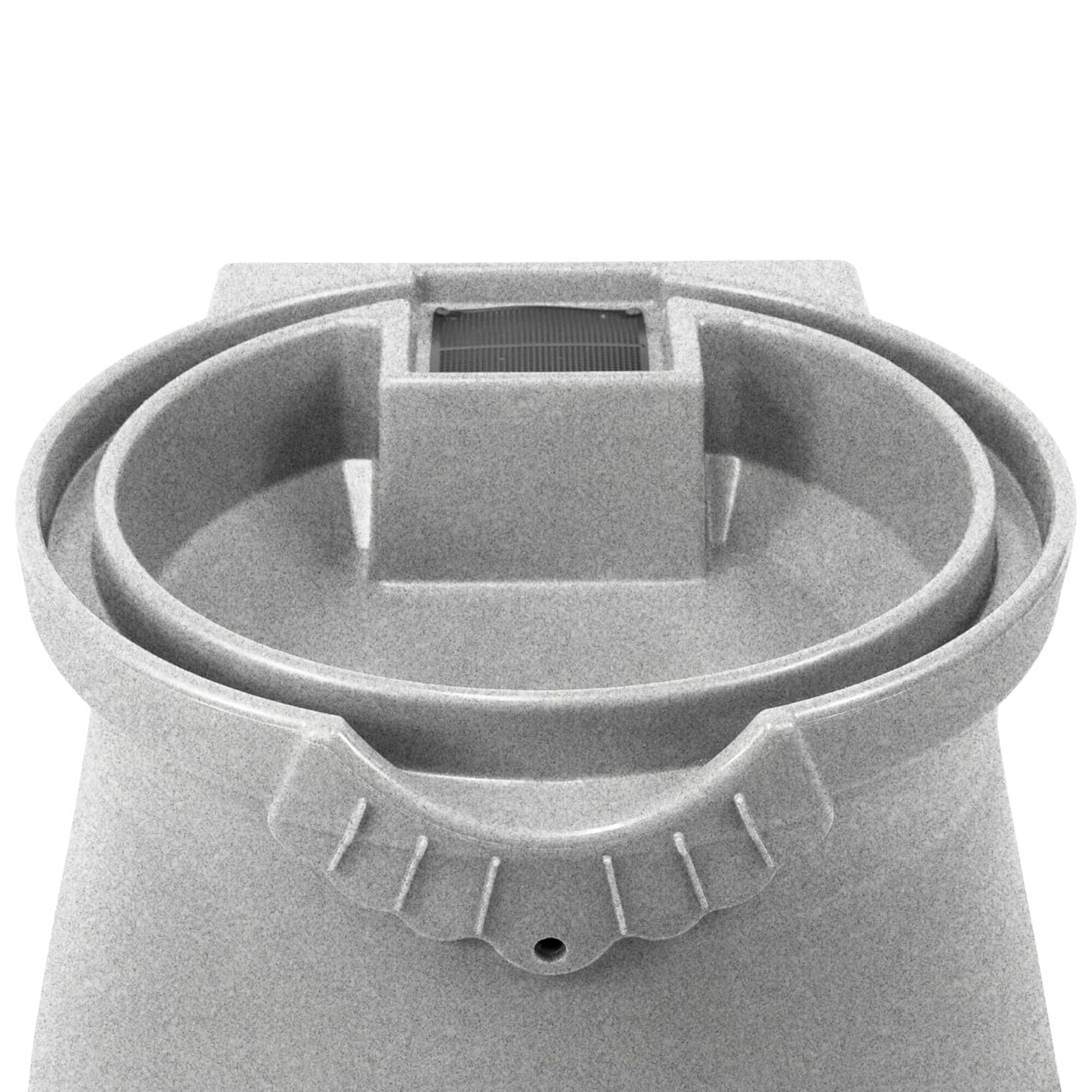 Alt View 6. Good Ideas - Good Ideas Rain Wizard 50 Gallon Plastic Rain Barrel Urn, Light Granite (4 Pack).
