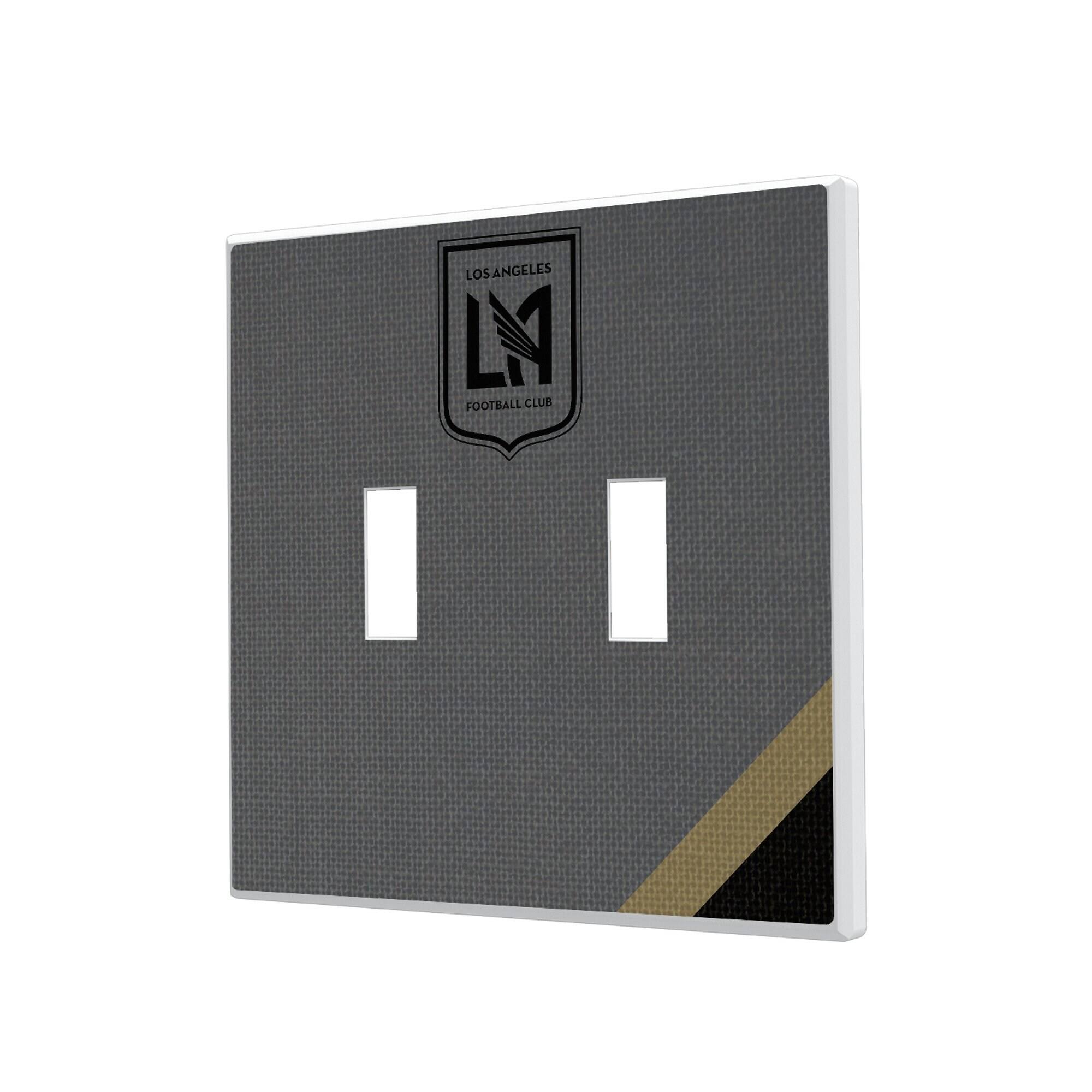 Keyscaper - LAFC Diagonal Stripe Design Double Toggle Lightswitch Plate - Multicolor price history on PriceWatchPro